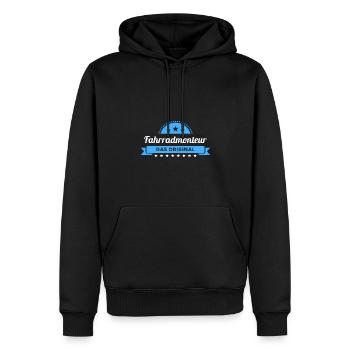 Fahrradmonteur Design für stolze Handwerker - Männer Premium Bio Hoodie - Schwarz - Vorne - Nico (187cm)
