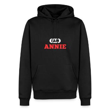 Annie Name Saying für stolze Annies - Männer Premium Bio Hoodie - Schwarz - Vorne - Nico (187cm)