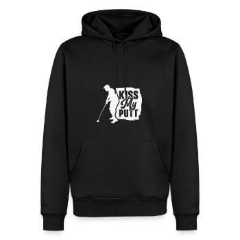 Golfspieler Golfplatz Golfer - Männer Premium Bio Hoodie - Schwarz - Vorne - Nico (187cm)