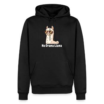 No Drama Llama Sonnenbrille - Männer Premium Bio Hoodie - Schwarz - Vorne - Nico (187cm)