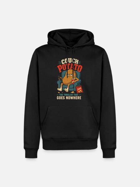 Couch Potato – Der Thriller ohne Handlung - Männer Premium Bio Hoodie - Schwarz