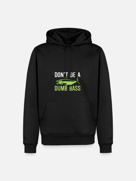 Sei kein Dumping-Bass - Männer Premium Bio Hoodie - Schwarz