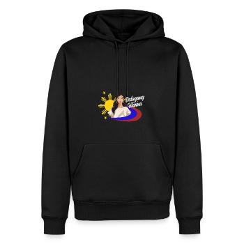Philippines Drapeau philippin Philippines I Cadeau - Sweat à capuche Premium bio Homme - noir - Devant - Nico (187cm)