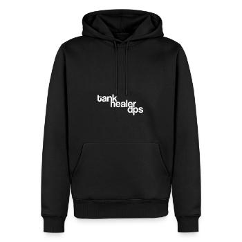 Holy Trinity - Men’s Premium Organic Hoodie - black - Front - Nico (187cm)