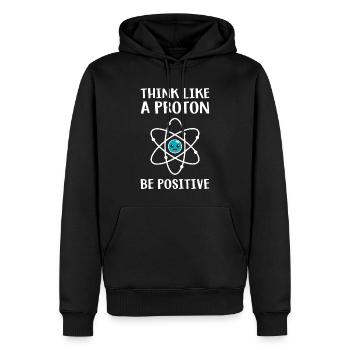 T-shirt Smart Mathematics de l’Université des Sciences - Sweat à capuche Premium bio Homme - noir - Devant - Nico (187cm)