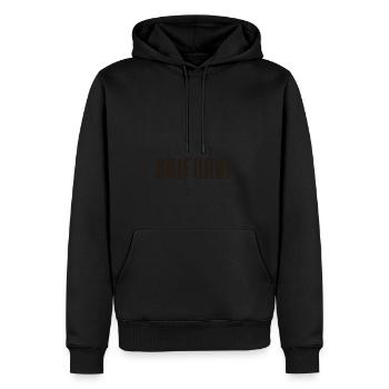 Skifoan - Männer Premium Bio Hoodie - Schwarz - Vorne - Nico (187cm)