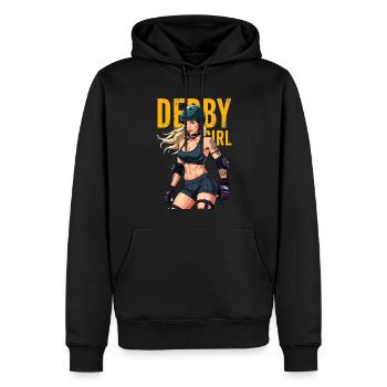 Sonnenuntergang Desert Vibes Urlaub Abenteuer - Männer Premium Bio Hoodie - Schwarz - Vorne - Nico (187cm)