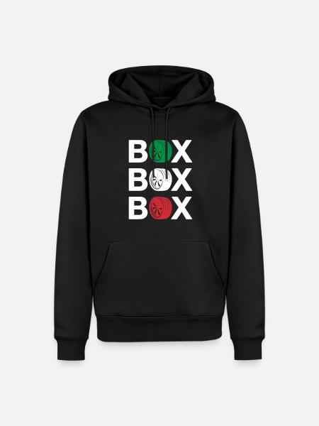 Formula Racing Boxenstop Italien - Herre Premium økologisk hoodie - sort