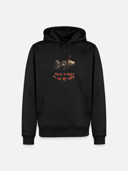Only Sidecar - Sweat à capuche Premium bio Homme - noir