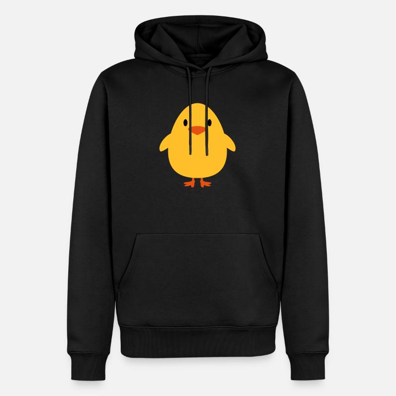 Doux petit poussin - Sweat à capuche Premium bio Homme - noir
