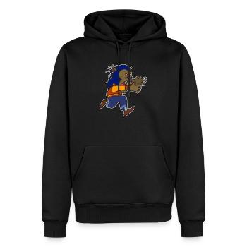 Michael Werewolf Halloween Thriller Night - Sweat à capuche Premium bio Homme - noir - Devant - Nico (187cm)