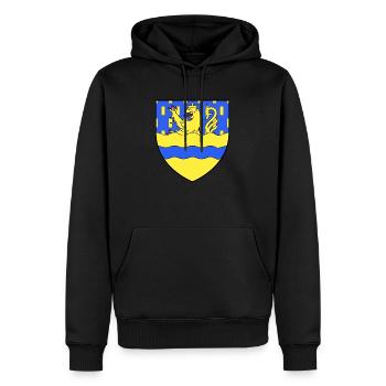 Departement Doubs Besançon Franche-Comté 25 - Männer Premium Bio Hoodie - Schwarz - Vorne - Nico (187cm)