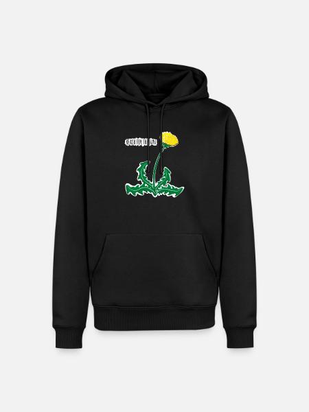 Dandelion ReachForthesun - Men’s Premium Organic Hoodie - black