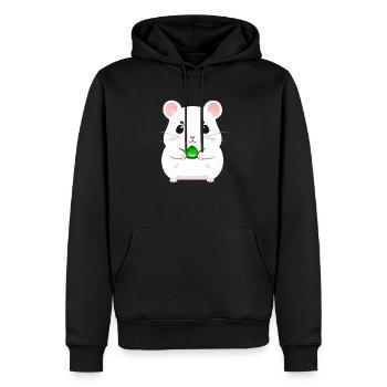 Mignon Cartoon Hamster Love Pet 8 - Sweat à capuche Premium bio Homme - noir - Devant - Nico (187cm)
