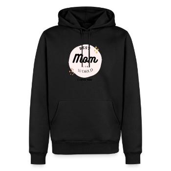 Beste mama - Männer Premium Bio Hoodie - Schwarz - Vorne - Nico (187cm)