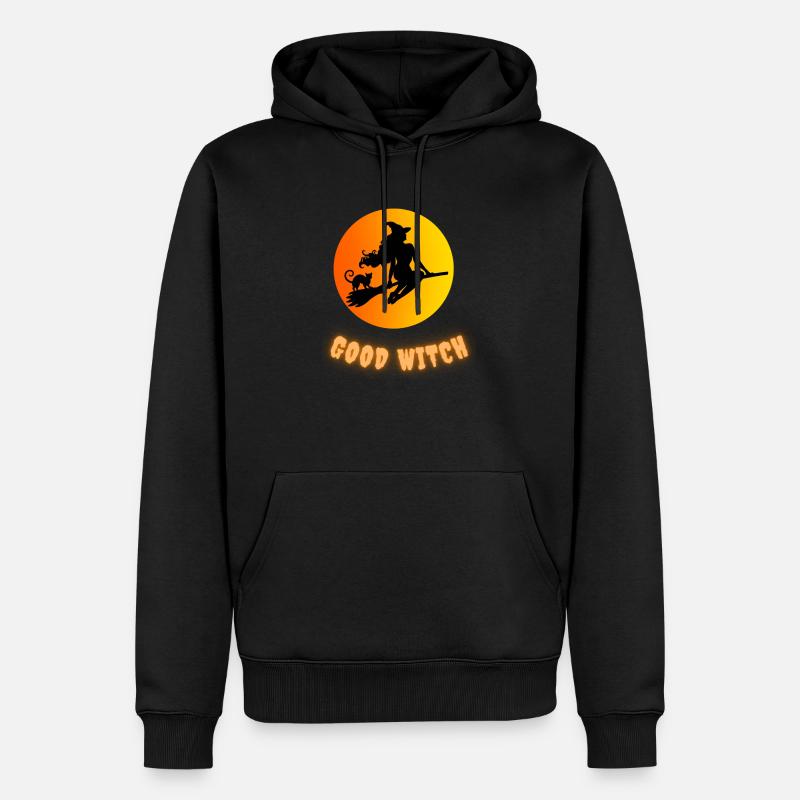 Good Witch - Männer Premium Bio Hoodie - Schwarz