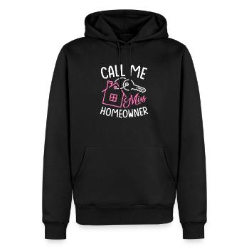 Call Me Miss Homeowner Housewarming House Owner - Männer Premium Bio Hoodie - Schwarz - Vorne - Nico (187cm)