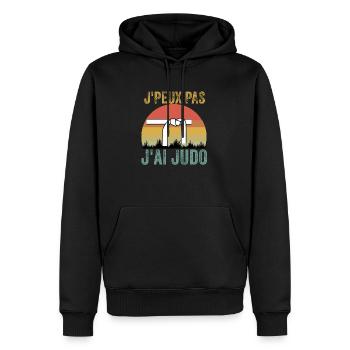Je Peux Pas J'ai Judo - Judo Arts Martiaux Pour - Sweat à capuche Premium bio Homme - noir - Devant - Nico (187cm)
