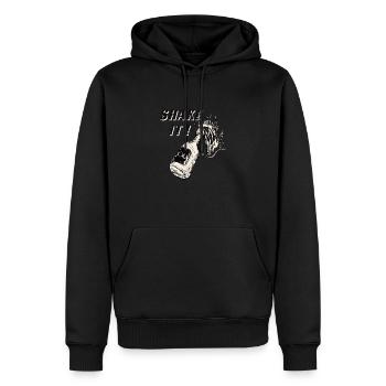 Schütteln Sie das Getränk ! - Männer Premium Bio Hoodie - Schwarz - Vorne - Nico (187cm)