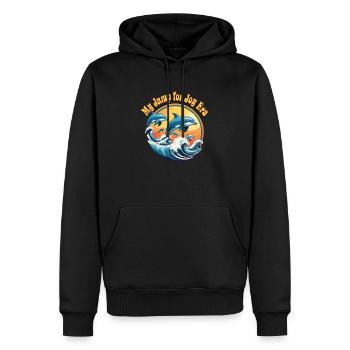 My Jump for Joy Era - Men’s Premium Organic Hoodie - black - Front - Nico (187cm)