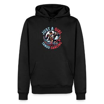 Just A Girl Who Love Tango Dancing Tango Dance Lat - Männer Premium Bio Hoodie - Schwarz - Vorne - Nico (187cm)