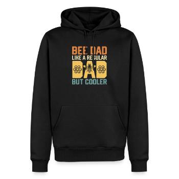 Bee Dad Like A Regular Dad But Cooler Beekeeper - Männer Premium Bio Hoodie - Schwarz - Vorne - Nico (187cm)