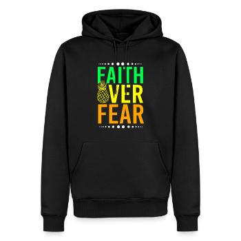 Ivf Retrieval Day Fertilization Test Tube - Men’s Premium Organic Hoodie - black - Front - Nico (187cm)