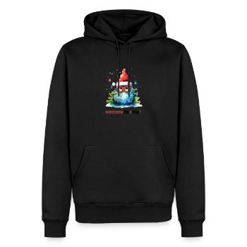 Merry Christmas Elf - Männer Premium Bio Hoodie - Schwarz - Vorne - Nico (187cm)