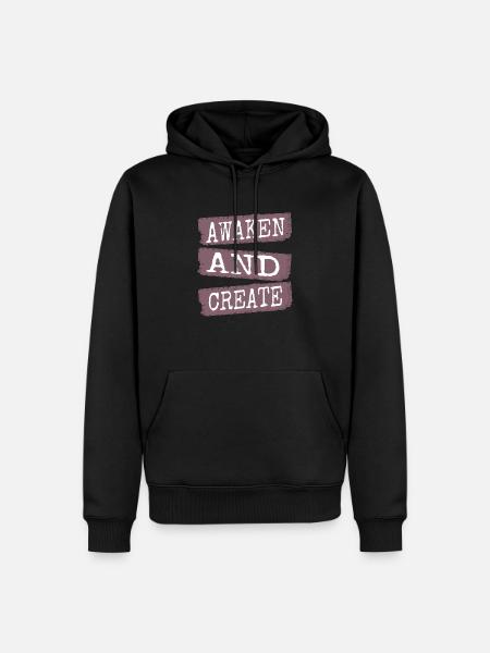 gift clarity cutting-edge growth illumination - Men’s Premium Organic Hoodie - black