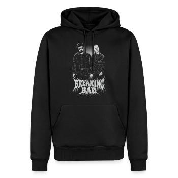 Breaking Bad Walter Und Jesse Skizze - Männer Premium Bio Hoodie - Schwarz - Vorne - Nico (187cm)