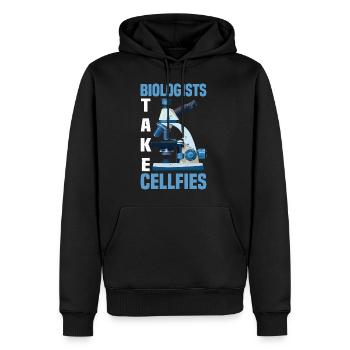 Biologists Take Cellfies 2 - Männer Premium Bio Hoodie - Schwarz - Vorne - Nico (187cm)