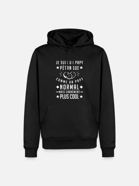 I'm a Grandpa Petanque - Men’s Premium Organic Hoodie - black