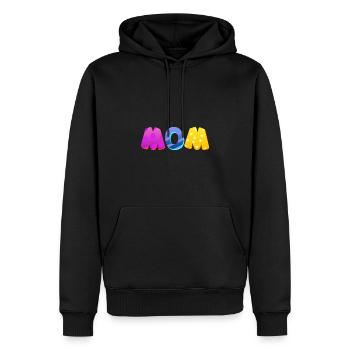Baby Eltern Kind Geschenk Sprüche Geburt Mama Papa - Männer Premium Bio Hoodie - Schwarz - Vorne - Nico (187cm)