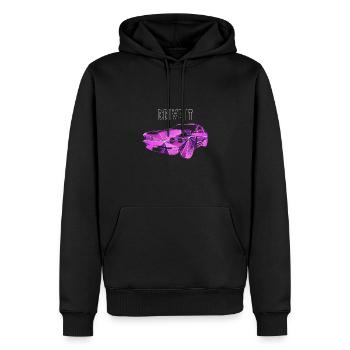 Sportwagen Rennwagen Auto Schrauber - Männer Premium Bio Hoodie - Schwarz - Vorne - Nico (187cm)