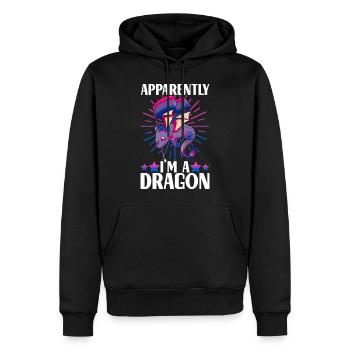 Fierté gaie LGBTQ - Sweat à capuche Premium bio Homme - noir - Devant - Nico (187cm)
