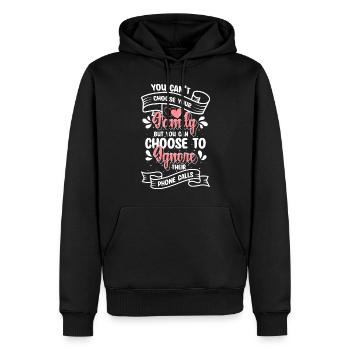 Liebe Familienmitglied Party Zuhause - Männer Premium Bio Hoodie - Schwarz - Vorne - Nico (187cm)