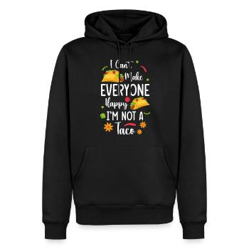 Mexican Foodie Favorite Food Burrito - Men’s Premium Organic Hoodie - black - Front - Nico (187cm)