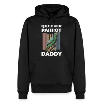 Ara Des Oiseaux, Bec, Cacatoès - Sweat à capuche Premium bio Homme - noir - Devant - Nico (187cm)