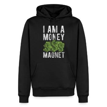 Reichtum Finanzen Glück Geschäft - Männer Premium Bio Hoodie - Schwarz - Vorne - Nico (187cm)