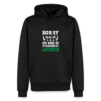 Laufente Laufentenzüchter Laufentenstall Enten - Männer Premium Bio Hoodie - Schwarz - Vorne - Nico (187cm)