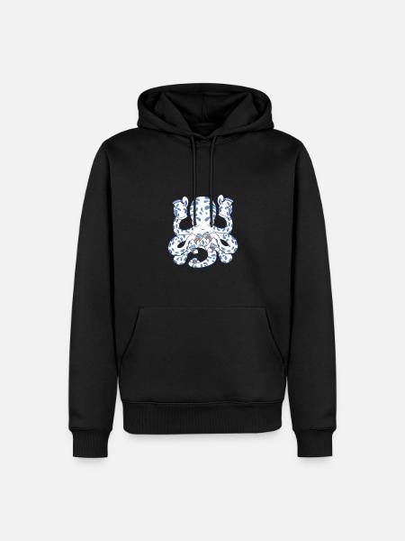 Dubbeglas Weinschorle Weinfest - Männer Premium Bio Hoodie - Schwarz