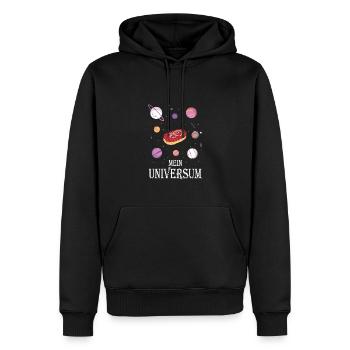 Mettbrötchen Mett Mettigel - Männer Premium Bio Hoodie - Schwarz - Vorne - Nico (187cm)