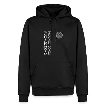 Schildmaid Wikinger Kriegerin - Männer Premium Bio Hoodie - Schwarz - Vorne - Nico (187cm)