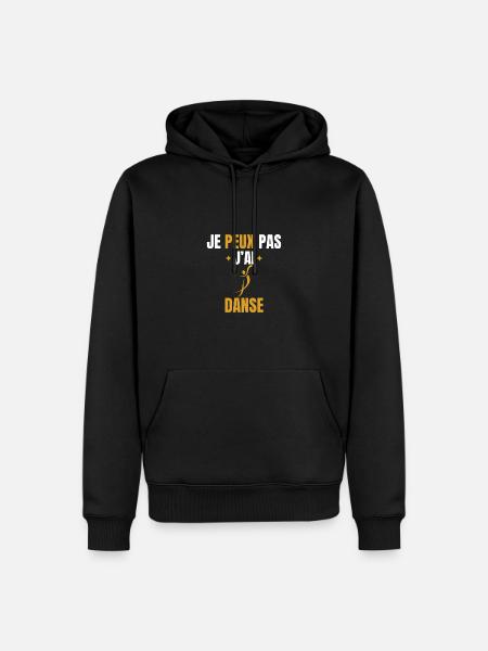 I can't I danced - Men’s Premium Organic Hoodie - black