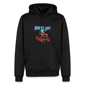 Dirty Guy ATV Design für männliche Quad-Fahrer - Männer Premium Bio Hoodie - Schwarz - Vorne - Nico (187cm)