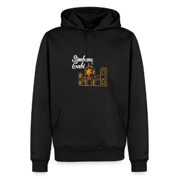 Pinoy Christmas Design für stolze Filipinos - Männer Premium Bio Hoodie - Schwarz - Vorne - Nico (187cm)