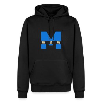Mom - Männer Premium Bio Hoodie - Schwarz - Vorne - Nico (187cm)