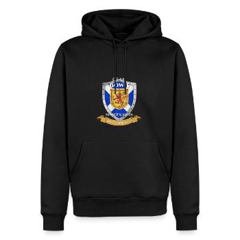 Bowie Scottish Family Clan Schottland Schild - Männer Premium Bio Hoodie - Schwarz - Vorne - Nico (187cm)