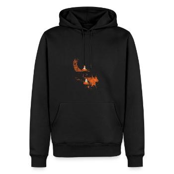 Made You Swerve - swerve - Men’s Premium Organic Hoodie - black - Front - Nico (187cm)