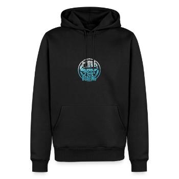 I love motor boating - boat lover - Men’s Premium Organic Hoodie - black - Front - Nico (187cm)